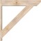 Ekena Millwork Traditional Slat Smooth Outlooker, Douglas Fir, 7 1/2"W x 40"D x 40"H OUT08X40X40TRA06SDF - alternate 3
